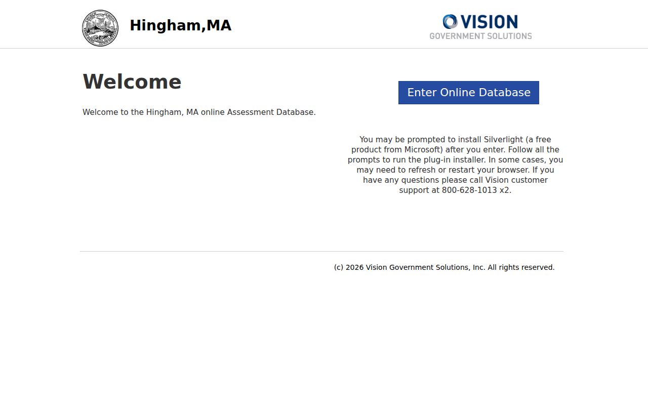 Hingham street directory Vision assessment search